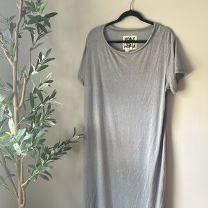 Sage green maxi dress